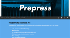 Desktop Screenshot of prepress.com